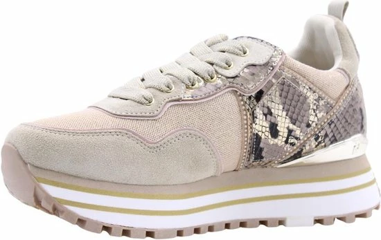 Liu Jo Maxi Wonder 24 Dames Sneakers - Licht Goud - Maat 40 4 Liu Jo Maxi Wonder 24 Dames Sneakers - Licht Goud - Maat 40 - Afbeelding 2