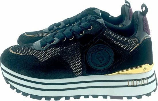 Liu Jo Maxi Wonder 01 Lage Sneakers - Dames - Zwart - Maat 38 16 Liu Jo Maxi Wonder 01 Lage Sneakers - Dames - Zwart - Maat 38 - Afbeelding 14