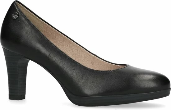 No Stress - Dames - Zwarte Leren Pumps - Maat 39 4 No Stress - Dames - Zwarte Leren Pumps - Maat 39 - Afbeelding 2