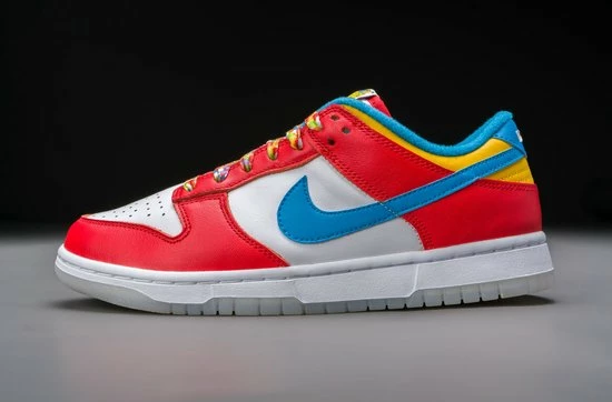 Nike Dunk Low QS LeBron James Fruity Pebbles DH8009-600 Maat 42 Kleur Als Op Foto 5 Nike Dunk Low QS LeBron James Fruity Pebbles DH8009-600 Maat 42 Kleur Als Op Foto - Afbeelding 3