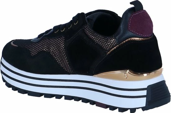 Liu Jo Maxi Wonder 01 Lage Sneakers - Dames - Zwart - Maat 38 10 Liu Jo Maxi Wonder 01 Lage Sneakers - Dames - Zwart - Maat 38 - Afbeelding 8