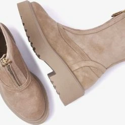 VIA VAI Bobbi Strip Biker Boots - Beige - Maat 39 -Dames-schoenen Winkel 550x363 7