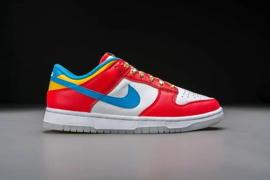 Nike Dunk Low QS LeBron James Fruity Pebbles DH8009-600 Maat 42 Kleur Als Op Foto 11 Nike Dunk Low QS LeBron James Fruity Pebbles DH8009-600 Maat 42 Kleur Als Op Foto - Afbeelding 9