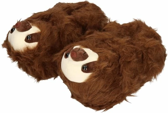 Merkloos Pluche Luiaard Sloffen/pantoffels Voor Volwassenen - Luiaarden Sloffen - Dierensloffen 37/38.5 4 Merkloos Pluche Luiaard Sloffen/pantoffels Voor Volwassenen - Luiaarden Sloffen - Dierensloffen 37/38.5 - Afbeelding 2