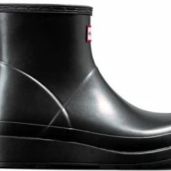 Hunter - Regenlaarzen Voor Vrouwen - Nebula Korte Speellaarzen - Zwart - Maat 38EU