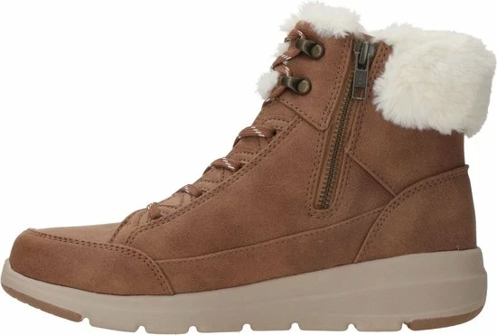 Skechers Glacial Ultra Cozyly Veterboot - Vrouwen - Bruin/Cognac - 9 Skechers Glacial Ultra Cozyly Veterboot - Vrouwen - Bruin/Cognac - - Afbeelding 7