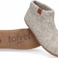 Tofvel Pantoffels Grijs Schapenwol 712302 - Dames - Maat 40 -Dames-schoenen Winkel 550x372 3