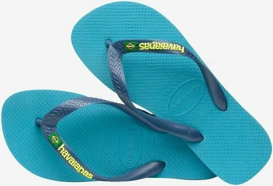 Havaianas Brasil Logo Unisex Slippers - Nautical Blue - Maat 41/42 9 Havaianas Brasil Logo Unisex Slippers - Nautical Blue - Maat 41/42 - Afbeelding 7