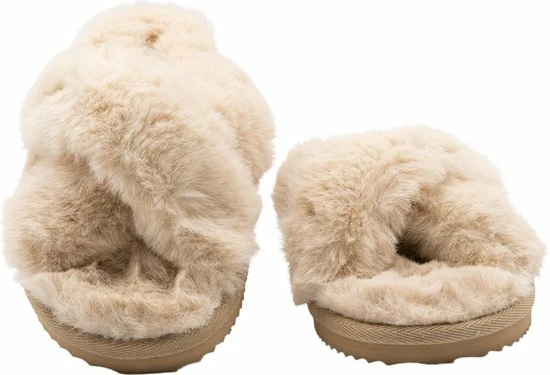 Michael Kors Lala Dames Pantoffels - Camel - Maat 37 9 Michael Kors Lala Dames Pantoffels - Camel - Maat 37 - Afbeelding 7