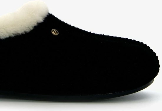 Hush Puppies Zwarte Dames Pantoffels - Zwart - Maat 38 - Sloffen - Echt Leer 8 Hush Puppies Zwarte Dames Pantoffels - Zwart - Maat 38 - Sloffen - Echt Leer - Afbeelding 6