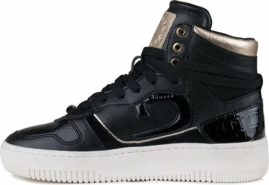 Cruyff Campo High Lux Zwart Sneakers Dames (CC221840998) 5 Cruyff Campo High Lux Zwart Sneakers Dames (CC221840998) - Afbeelding 3