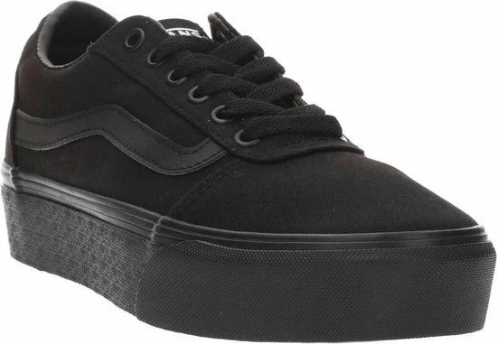 Vans Ward Platform Dames Sneakers - (Canvas) Black/Black - Maat 41 13 Vans Ward Platform Dames Sneakers - (Canvas) Black/Black - Maat 41 - Afbeelding 11