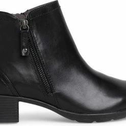 Jana Dames Enkellaarsje - 25373-001 Zwart - Wijdte H - Maat 39 -Dames-schoenen Winkel 550x381 6
