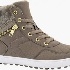 Graceland Taupe Veterboot Bont - Maat 38