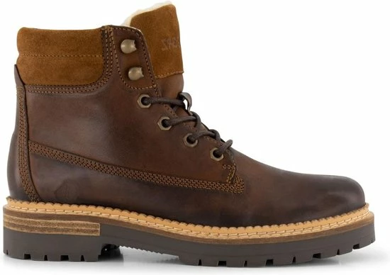 NoGRZ C.Ribart - Wol Gevoerde Halfhoge Damesschoen - Cognac Bruin Leer - Maat 38 3 NoGRZ C.Ribart - Wol Gevoerde Halfhoge Damesschoen - Cognac Bruin Leer - Maat 38