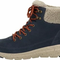 Skechers GLACIAL ULTRA - WOODSY Dames Sneakers - Blauw - Maat 41 -Dames-schoenen Winkel 550x395
