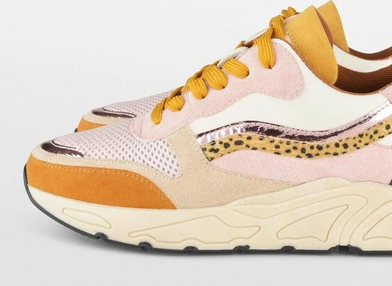 POSH By Poelman CAROCEL Dames Sneakers - Oranje/Roze Multi - Maat 40 10 POSH By Poelman CAROCEL Dames Sneakers - Oranje/Roze Multi - Maat 40 - Afbeelding 8