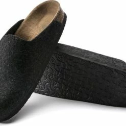 Birkenstock Amsterdam Anthracite Narrow VEG Felt Wooly Home Unisex Pantoffels - Antraciet - Maat 39 -Dames-schoenen Winkel 550x403 3