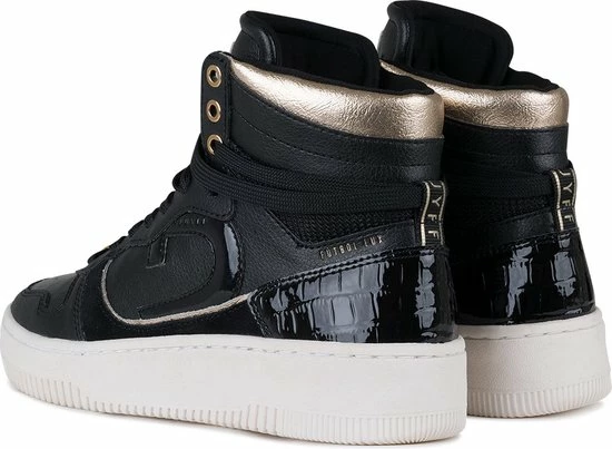 Cruyff Campo High Lux Zwart Sneakers Dames (CC221840998) 6 Cruyff Campo High Lux Zwart Sneakers Dames (CC221840998) - Afbeelding 4