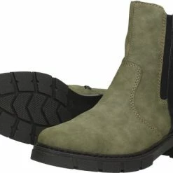 Rieker Dames Chelseaboot - Kaki - Maat 39 -Dames-schoenen Winkel 550x404 2