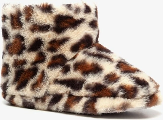 Thu!s Dames Sloffen Met Luipaardprint - Beige - Maat 41 - Pantoffels 3 Thu!s Dames Sloffen Met Luipaardprint - Beige - Maat 41 - Pantoffels