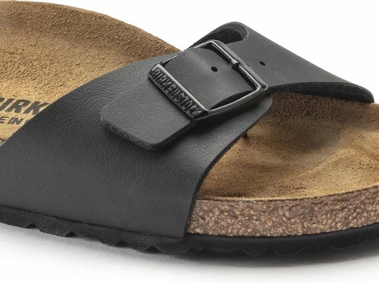 Birkenstock Madrid Dames Slippers Small Fit - Black - Maat 41 6 Birkenstock Madrid Dames Slippers Small Fit - Black - Maat 41 - Afbeelding 4