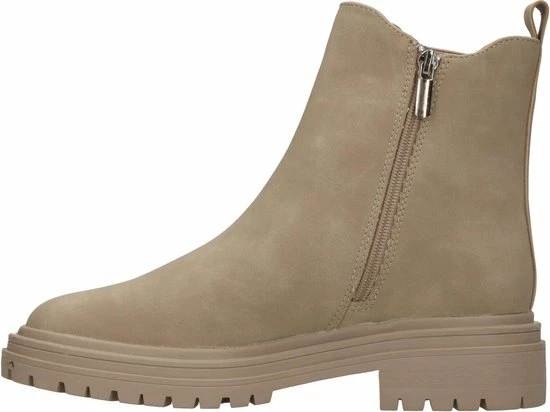 POSH By Poelman Enkellaarsjes - Dames - Beige - Maat 39 9 POSH By Poelman Enkellaarsjes - Dames - Beige - Maat 39 - Afbeelding 7