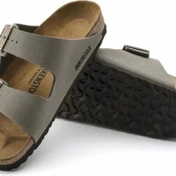 Birkenstock Arizona Slippers Stone Regular-fit | Grijs | Imitatieleer | Maat 39 -Dames-schoenen Winkel 550x415 1