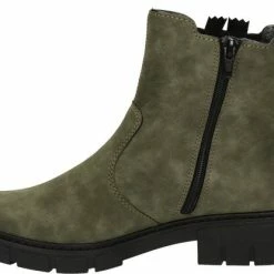 Rieker Dames Chelseaboot - Kaki - Maat 39 -Dames-schoenen Winkel 550x415 3