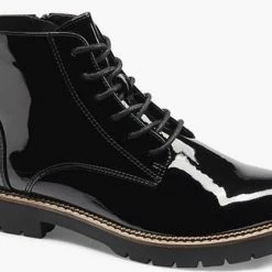 Graceland Zwarte Veterboot Lak - Maat 38 12 Graceland Zwarte Veterboot Lak - Maat 38 -Dames-schoenen Winkel 550x418