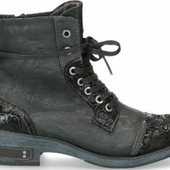 Mustang Dames Veterboot - Zwart - Maat 40 -Dames-schoenen Winkel 550x422 11