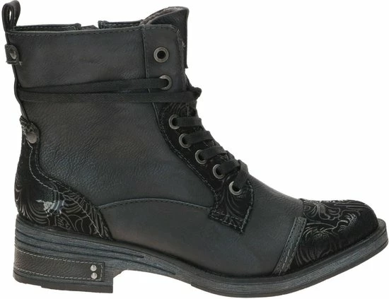 Mustang Dames Veterboot - Zwart - Maat 41 20 Mustang Dames Veterboot - Zwart - Maat 41 - Afbeelding 18