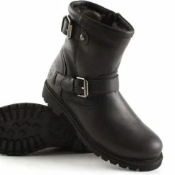 Panama Jack Dames Biker Boots Felina B9 - Zwart - Maat 41 36 Panama Jack Dames Biker Boots Felina B9 - Zwart - Maat 41 -Dames-schoenen Winkel 550x427 5