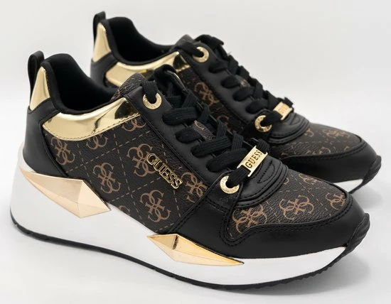 Guess I-Tallyn Dames Sneakers - Black/Brown - Maat 39 14 Guess I-Tallyn Dames Sneakers - Black/Brown - Maat 39 - Afbeelding 12