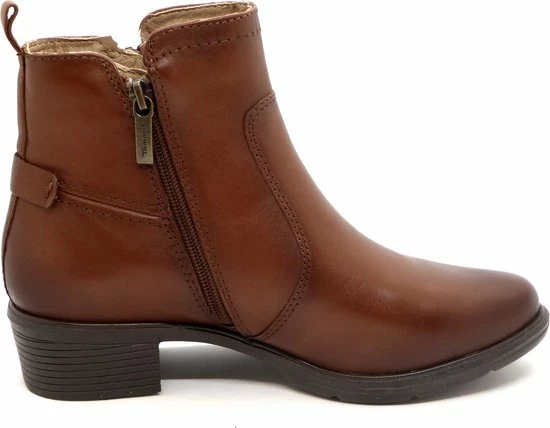 Tamaris Comfort Dames Enkellaarsje - 85300-305 Cognac - Maat 38 6 Tamaris Comfort Dames Enkellaarsje - 85300-305 Cognac - Maat 38 - Afbeelding 4