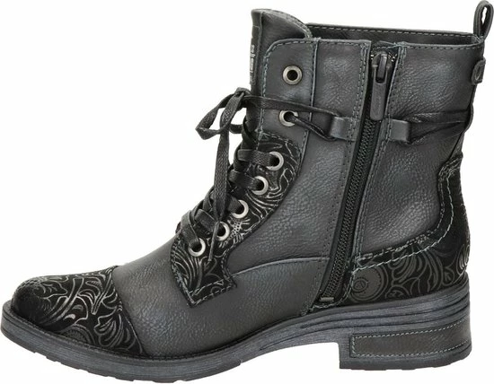 Mustang Dames Veterboot - Zwart - Maat 41 14 Mustang Dames Veterboot - Zwart - Maat 41 - Afbeelding 12