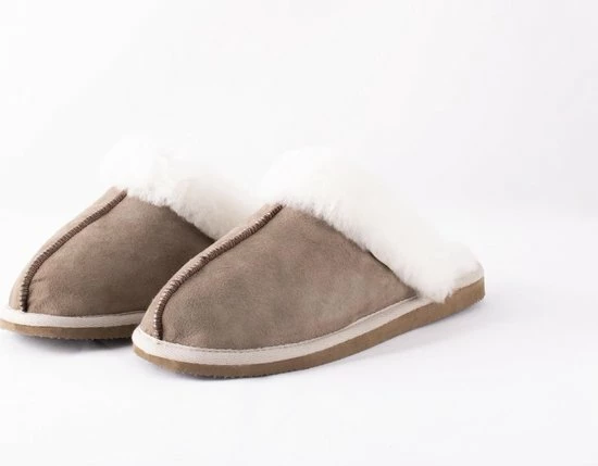 Shepherd Jessica Dames Pantoffels - Stone - Maat 39 12 Shepherd Jessica Dames Pantoffels - Stone - Maat 39 - Afbeelding 10