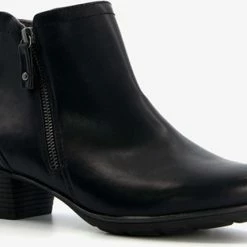 Jana Dames Enkellaarsjes - Zwart - Maat 39 - Uitneembare Zool