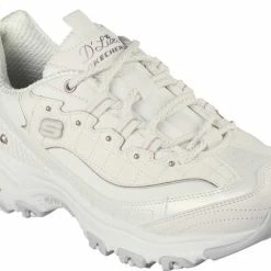 Skechers D'LITES - LADIES NIGHT Dames Sneakers - Wit - Maat 37 -Dames-schoenen Winkel 550x429 8