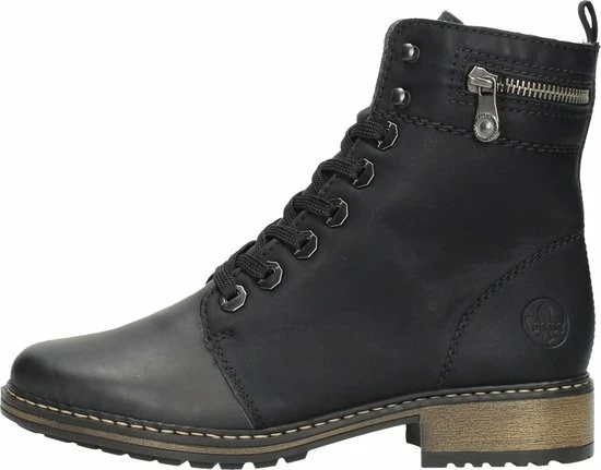 Rieker Veterboots Zwart Synthetisch 172209 - Dames - Maat 41 19 Rieker Veterboots Zwart Synthetisch 172209 - Dames - Maat 41 - Afbeelding 17