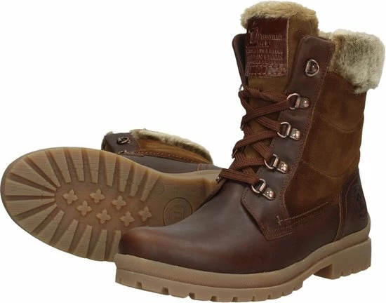Panama Jack Tuscani B26 Veterboots Cognac Leer - Dames - Maat 39 8 Panama Jack Tuscani B26 Veterboots Cognac Leer - Dames - Maat 39 - Afbeelding 6