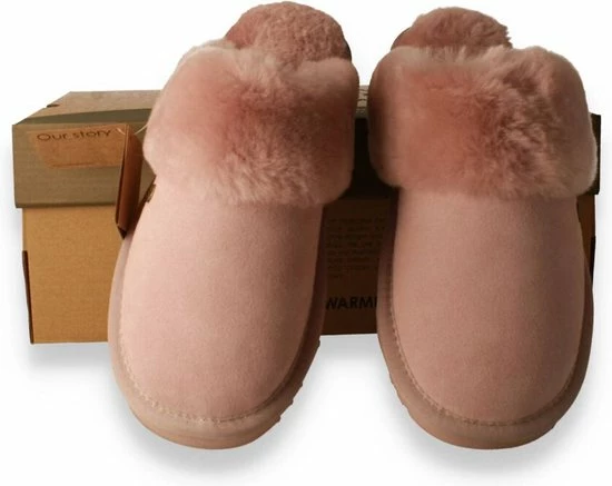 Warmbat Flurry Dames Sloffen - Mauve - Maat 40 19 Warmbat Flurry Dames Sloffen - Mauve - Maat 40 - Afbeelding 17