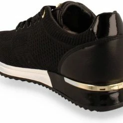 Mexx Dames Sneaker Gitte Glitter Zwart -Dames-schoenen Winkel 550x441 1