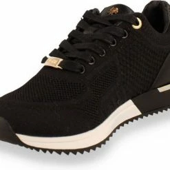 Mexx Dames Sneaker Gitte Glitter Zwart -Dames-schoenen Winkel 550x443 1