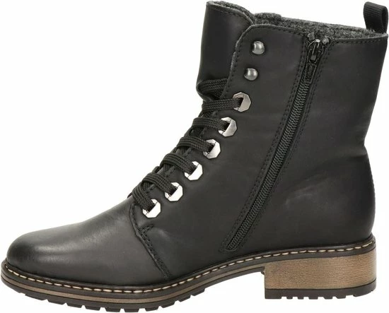 Rieker Veterboots Zwart Synthetisch 172209 - Dames - Maat 41 6 Rieker Veterboots Zwart Synthetisch 172209 - Dames - Maat 41 - Afbeelding 4