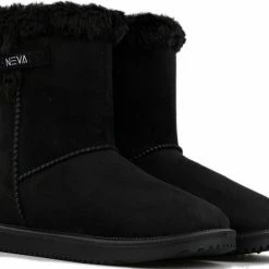 Gevavi Neva Zwart Gevoerde Laarzen Dames -Dames-schoenen Winkel 550x444 5