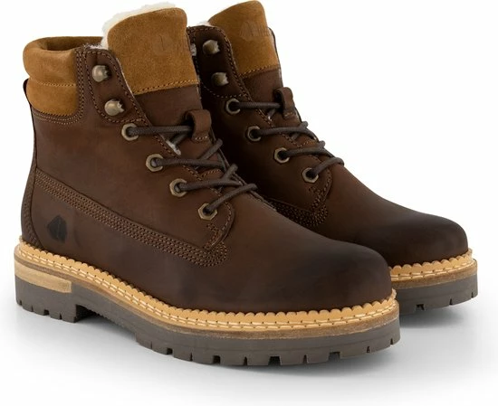 NoGRZ C.Ribart - Wol Gevoerde Halfhoge Damesschoen - Cognac Bruin Leer - Maat 38 13 NoGRZ C.Ribart - Wol Gevoerde Halfhoge Damesschoen - Cognac Bruin Leer - Maat 38 - Afbeelding 11