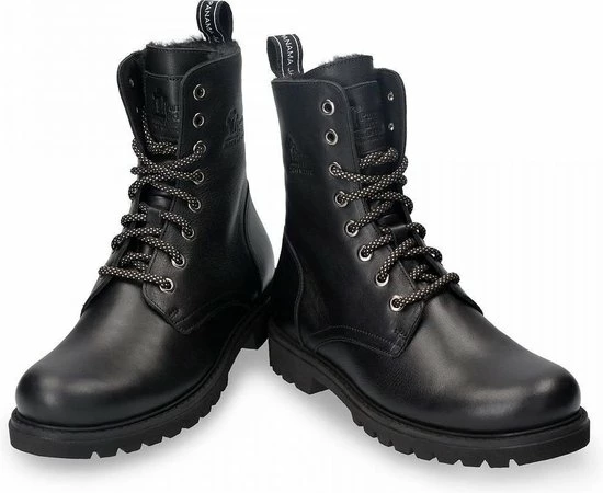 Panama Jack Frisia B1 Veterboots Zwart Leer - Dames - Maat 39 14 Panama Jack Frisia B1 Veterboots Zwart Leer - Dames - Maat 39 - Afbeelding 12