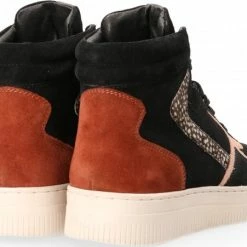 Maruti - Mona Sneakers Zwart - Black - Mauve - Rust - Pixel - 38 -Dames-schoenen Winkel 550x451 2