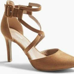 Graceland Bruine Pump Gespsluiting - Maat 38 -Dames-schoenen Winkel 550x456 6